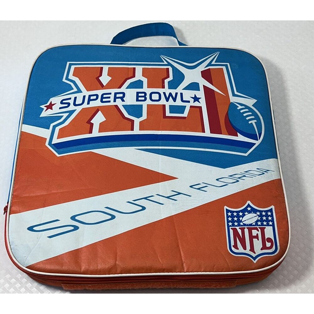 NFL Super Bowl XLI Football Stadium Seat Cushion Bears vs‎ Colts 2007 Souvenir